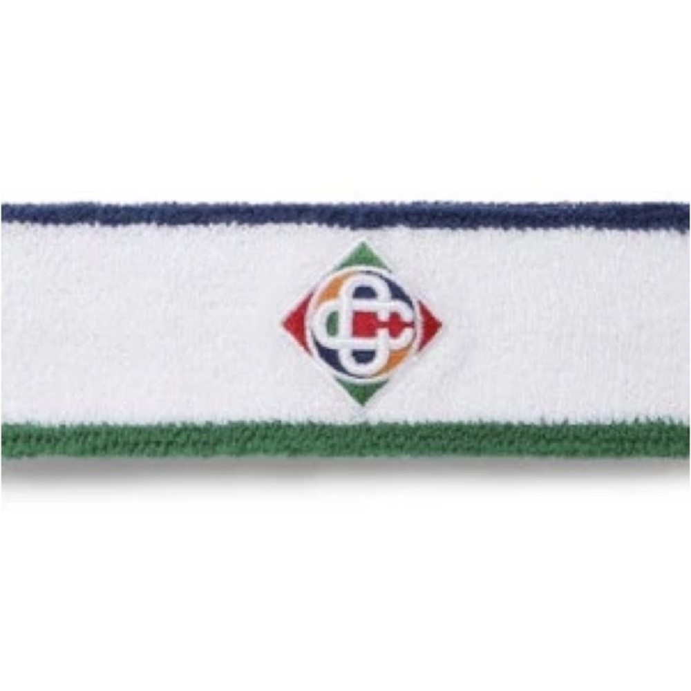 Casablanca Headband with Multicolor Logo